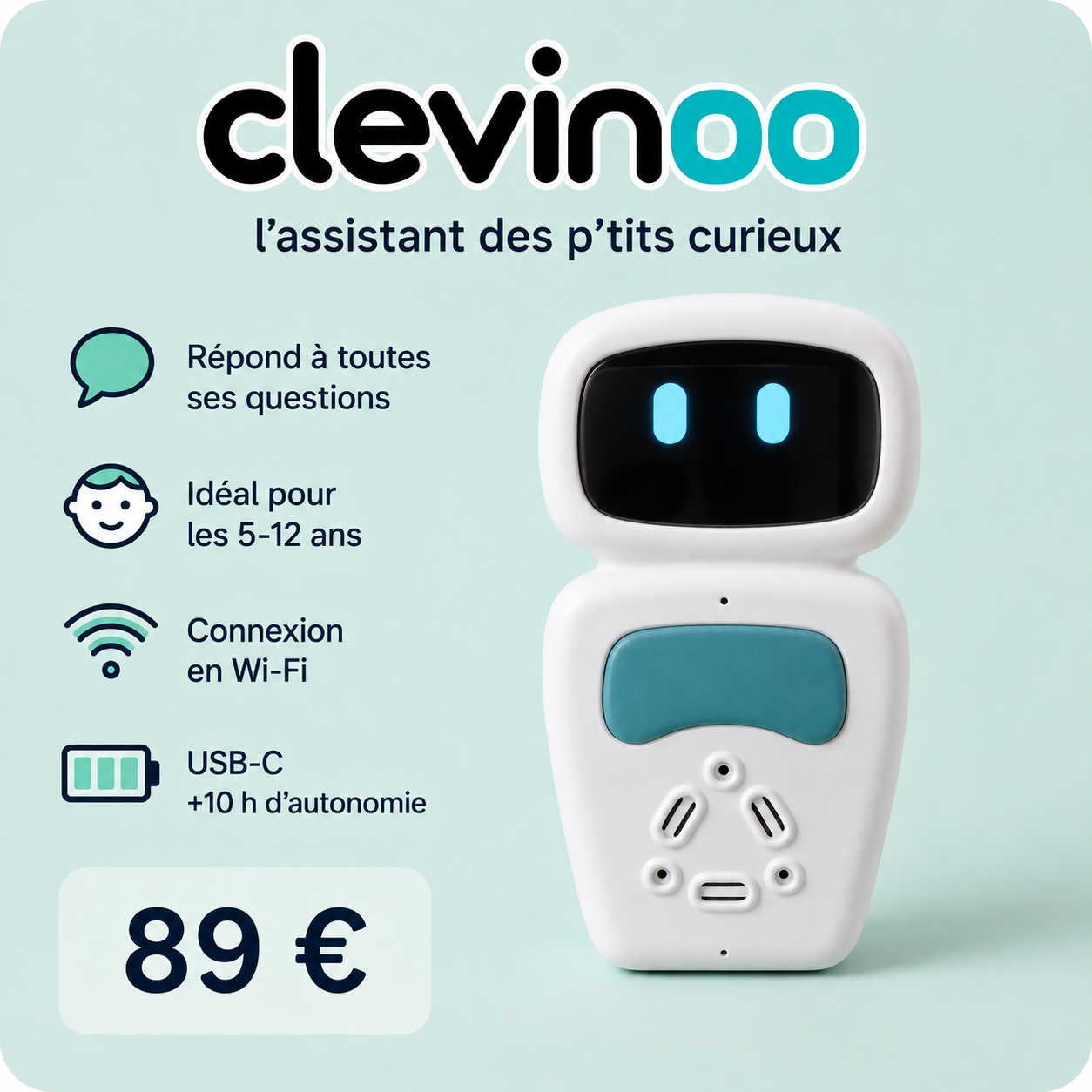 Clevinoo – L’assistant vocal des p’tits curieux