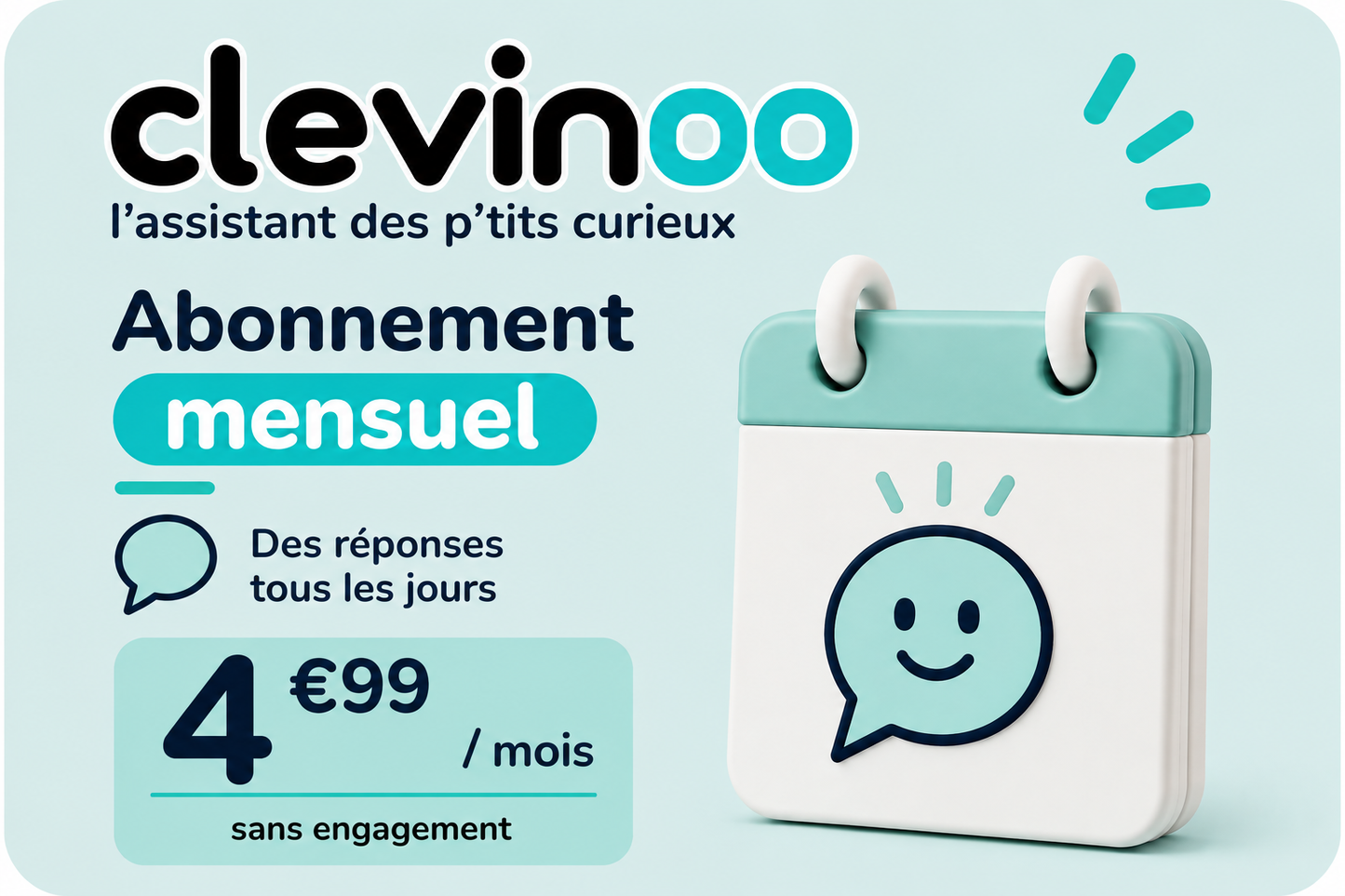 Abonnement mensuel Clevinoo