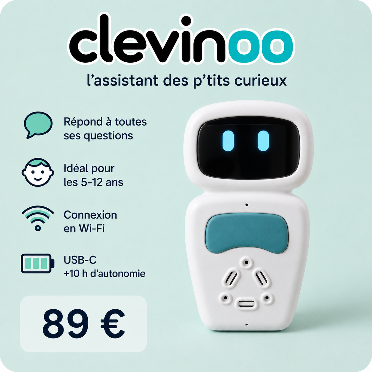 Clevinoo – L’assistant vocal des p’tits curieux